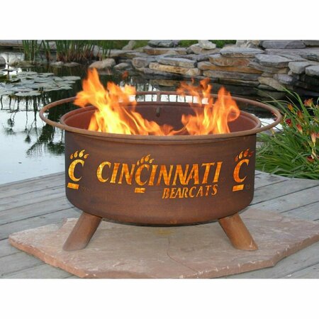 PATIOPLUS Cincinnati Fire Pit - Natural Rust - Portable Design PA3727127